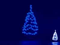 christmas tree - powerpoint backgrounds